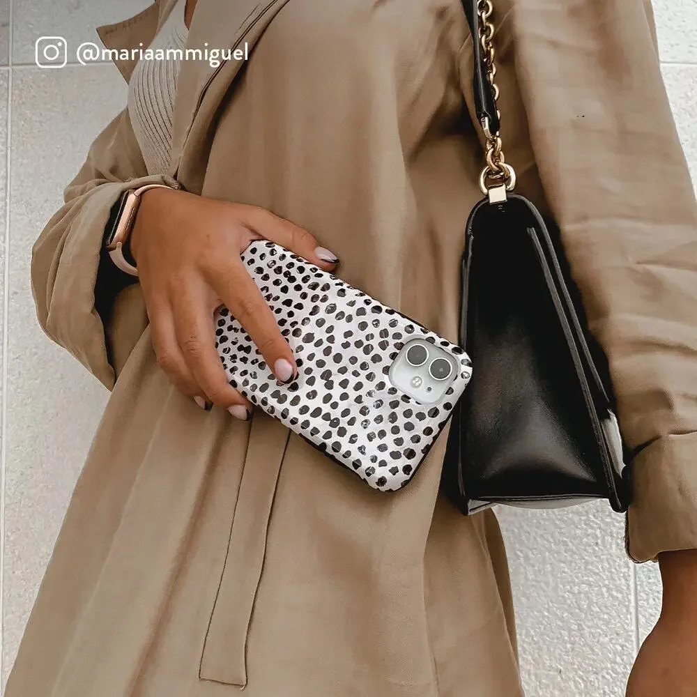 NIB BURGA Almond Latte Tough Case iPhone 15 Pro Max Dalmatian Spot